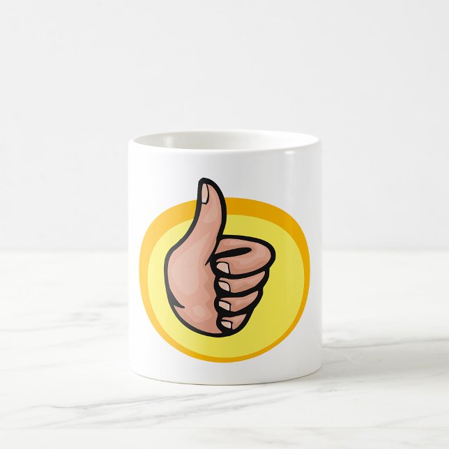 Thumbs Up Gesture Coffee Mug (Creator Uploaded)