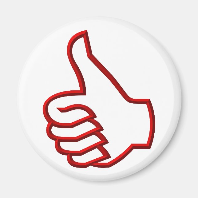 Thumbs Up hand Magnet (Front)