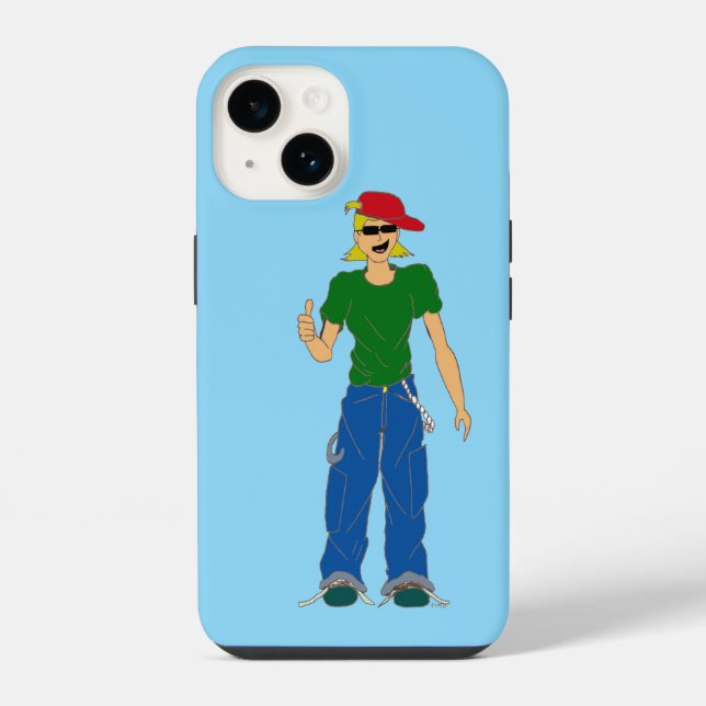 thumbs up iPhone case (Back)