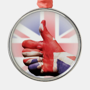 Thumbs up! metal tree decoration