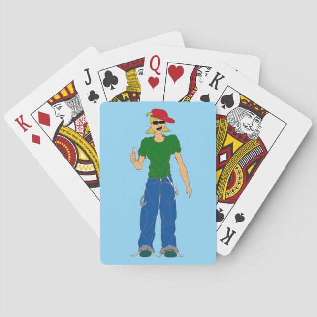 thumbs up playing cards (Back)