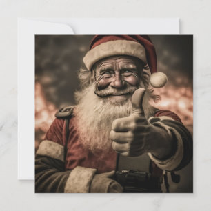 Thumbs Up Santa Card