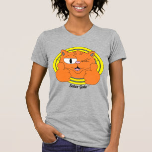 Thumbs Up Señor Gato™ Cute Winking Cartoon Cat T-Shirt