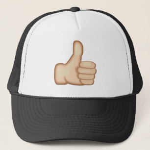 Thumbs Up Sign Emoji Trucker Hat