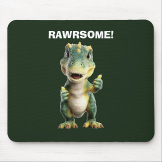Thumbs Up T Rex Mouse Mat