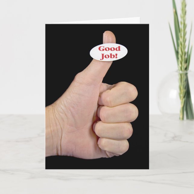 Thumbs Up Thank You Card (Front)