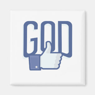Thumbs Up to God - God is my Friend Magnet
