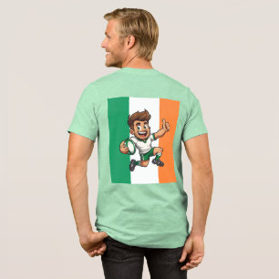 Thumbs-Up Victory Irish Rugby Spirit Tri-Blend Shirt