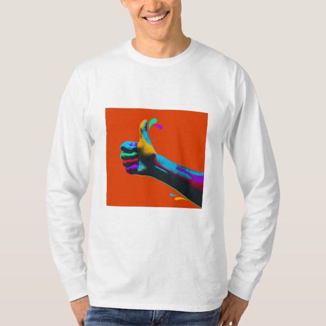 Thums up design T-Shirt (Front)