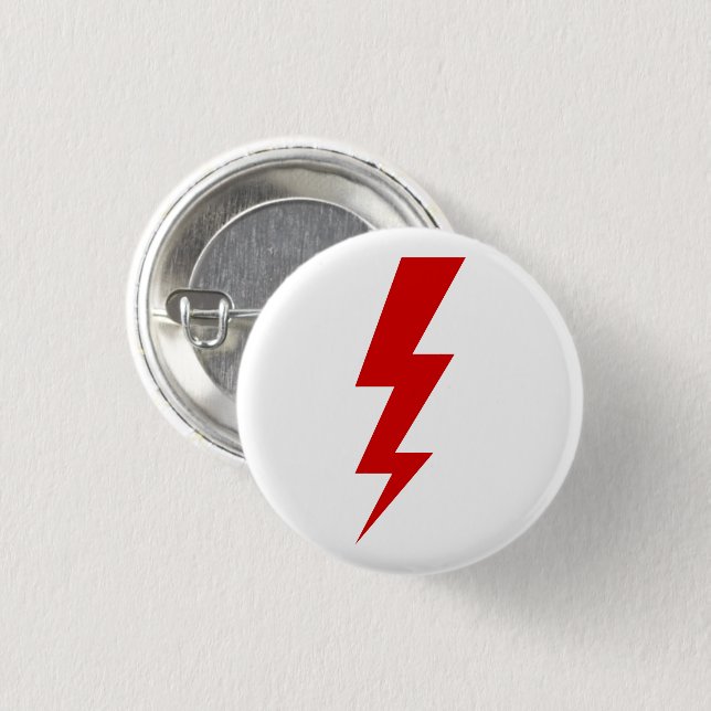 Thunder 3 Cm Round Badge (Front & Back)