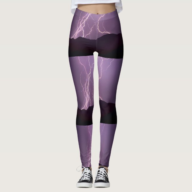 THUNDER AND LIGHTNING LEGGINGS (Front)