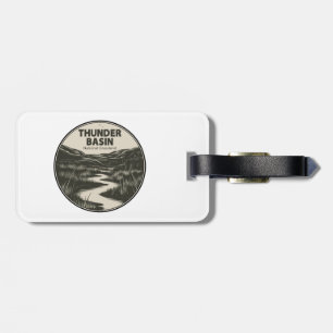Thunder Basin National Grassland Wyoming Stream Luggage Tag