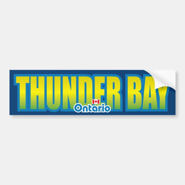 Thunder Bay Bumper Sticker (Front)