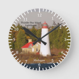 Thunder Bay Island Lighthouse clock