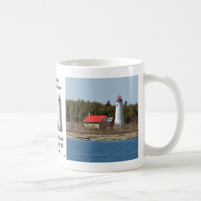 Thunder Bay Island Lighthouse mug (Right)