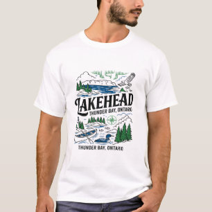 Thunder Bay Ontario Canada Outdoor Nature Scene T-Shirt