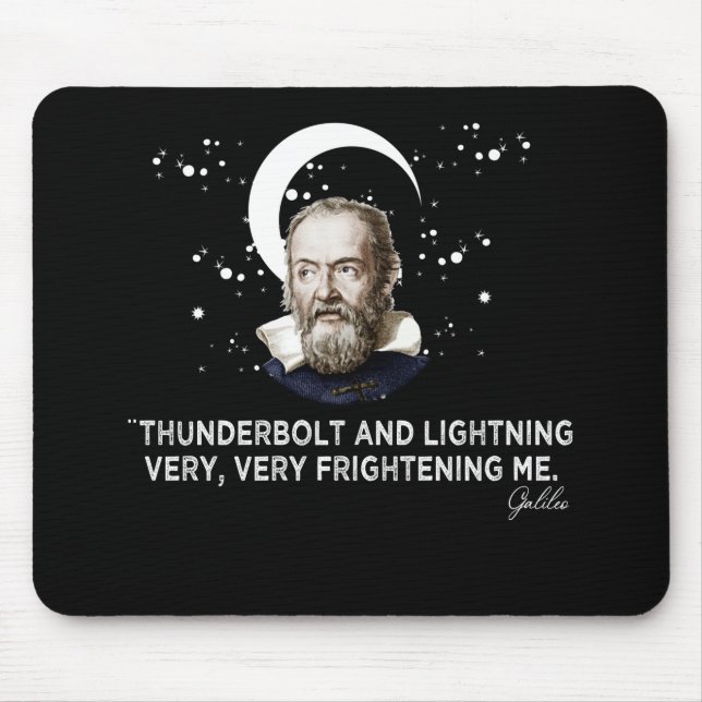 thunder bolt and lightning very frighting me mouse mat (Front)