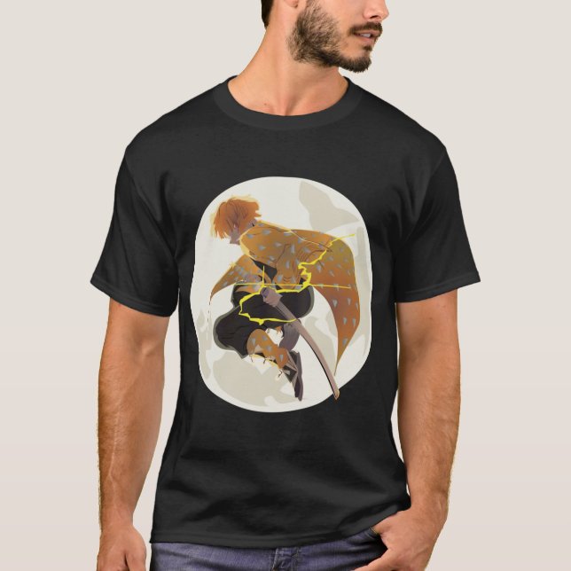 Thunder breathing Zen (Moon)   T-Shirt (Front)