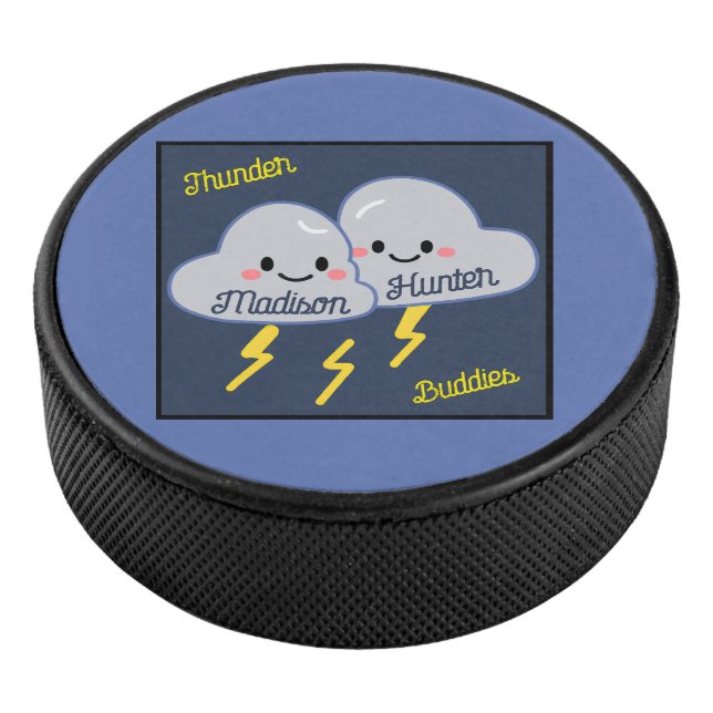 Thunder Buddies Customized Hockey Puck (3/4)