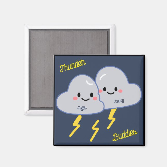 Thunder Buddies Customized Magnet (Front/Back)