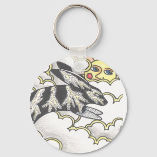 Thunder Bunny Key Ring