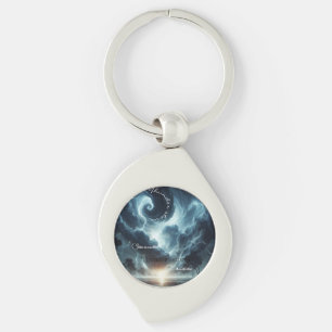 Thunder burst storm is a sudden key ring