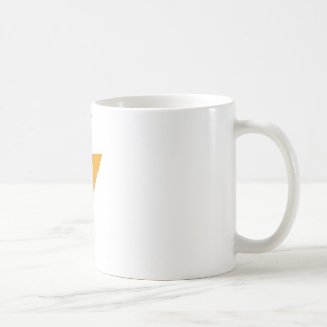 Thunder Energy Yellow Print Coffee Mug (Right)