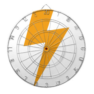 Thunder Energy Yellow Print Dartboard