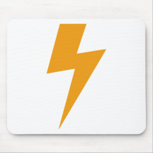 Thunder Energy Yellow Print Mouse Mat