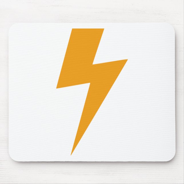 Thunder Energy Yellow Print Mouse Mat (Front)