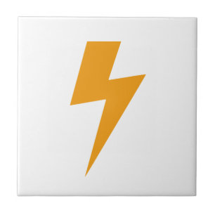 Thunder Energy Yellow Sign Tile