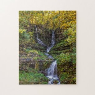 Thunder Falls Painterly Jigsaw Puzzle