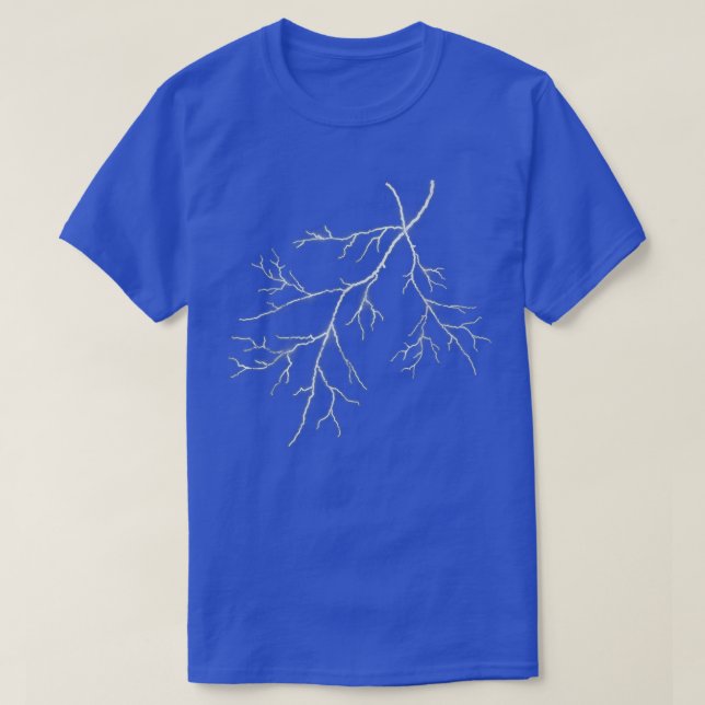 Thunder Flash Science Light Strikes Thundershower  T-Shirt (Design Front)