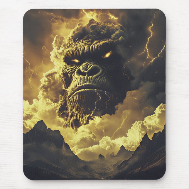 Thunder Gorilla of the Eternal Storm Mouse Mat (Front)