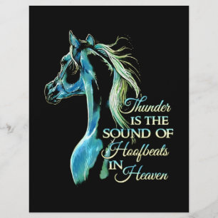 Thunder Is The Sound Of Hoofbeats In Heaven Flyer