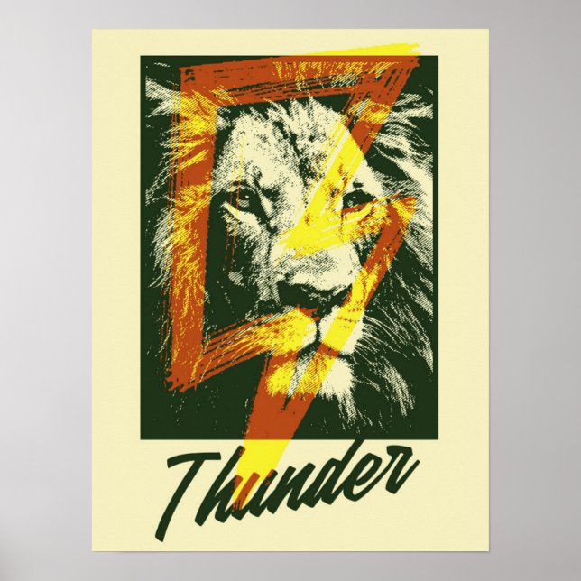 Thunder Lion Poster (Front)