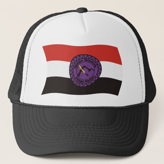 Thunder Mountain Lenape Nation Flag Hat (Front)
