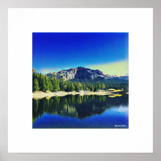 Thunder Mountain over Silver Lake Poster