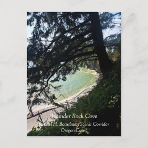 Thunder Rock Cove, Samuel H. Boardman, Oregon Post Postcard