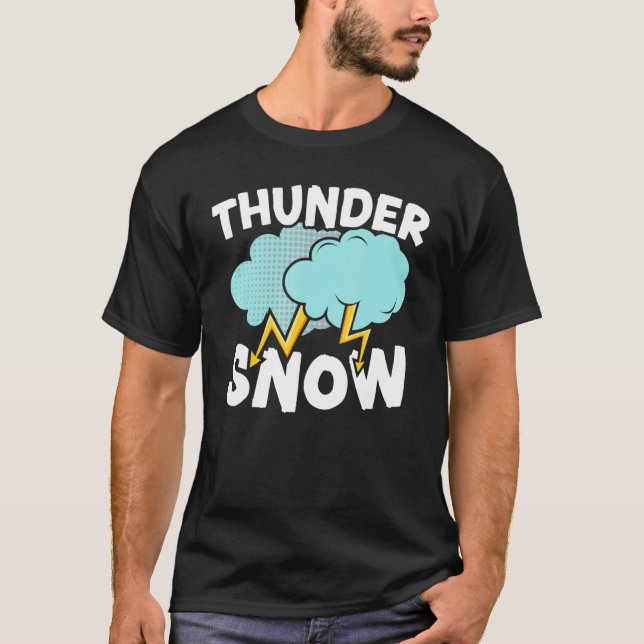 Thunder Snow  Ice Cold Snowy Winter Season 1 T-Shirt (Front)