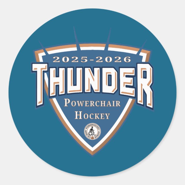 thunder sticker (Front)