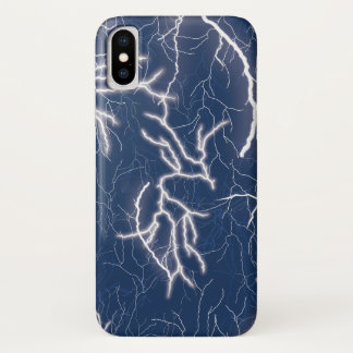 Thunder Strike Lightening Thunder Storm iPhone X Case
