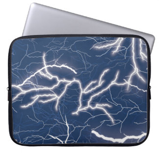 Thunder Strike Lightening Thunder Storm Pattern Laptop Sleeve
