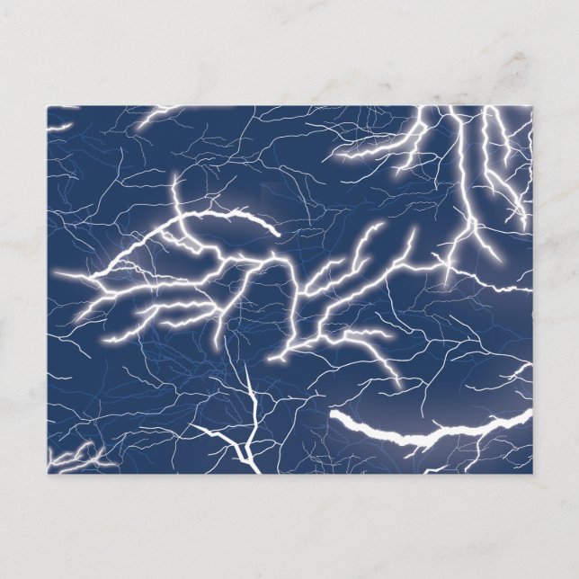 Thunder Strike Thunder Storm Postcard (Front)