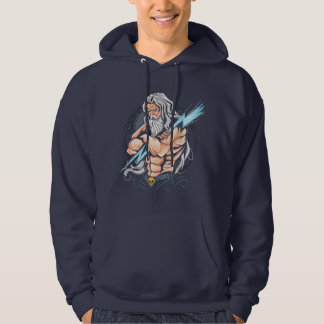 Thunder zeus god artwork design hoodie