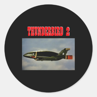 Thunderbird 2 Photo Thunderbirds Cargo Plane Classic Round Sticker