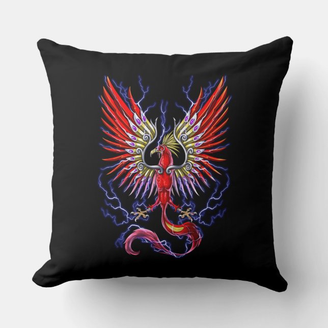Thunderbird Cryptid Creature Cushion (Front)