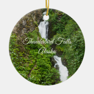 Thunderbird Falls Painterly Ornament Souvenir