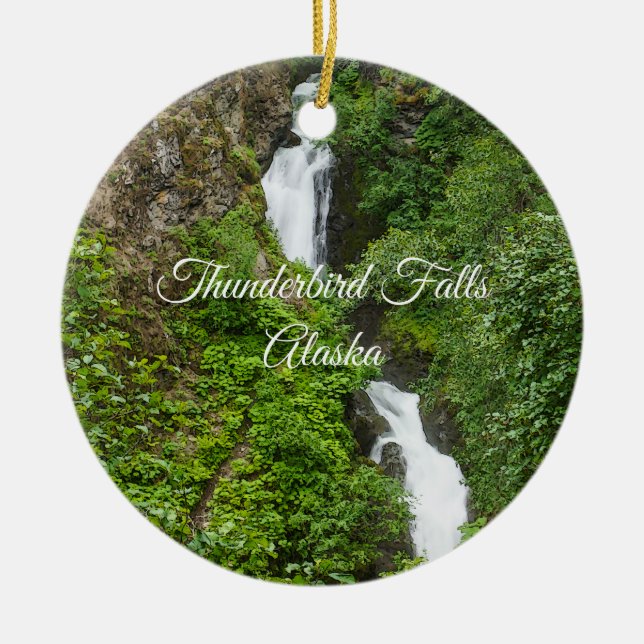 Thunderbird Falls Painterly Ornament Souvenir (Front)