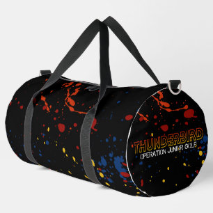Thunderbird Golf Duffle Bag – Black Splatter